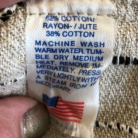 Vintage 80s V Max by Arthur Max Oversized Dolman Sleeve Beige Top EUC - Picture 6 of 6